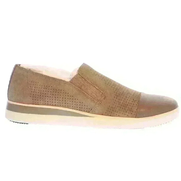 ED Ellen DeGeneres Women's Aviana Cap Toe Stone Suede Slip-On Sneaker Sz 7 $129 - Picture 1 of 7